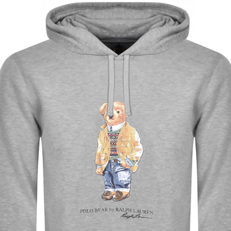 Alternative Image for ProductRalph Lauren Polo Pullover Hoodie Grey2